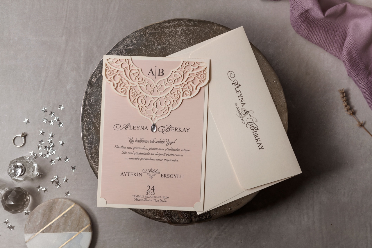 Wedding Davetiye     8377 - 3