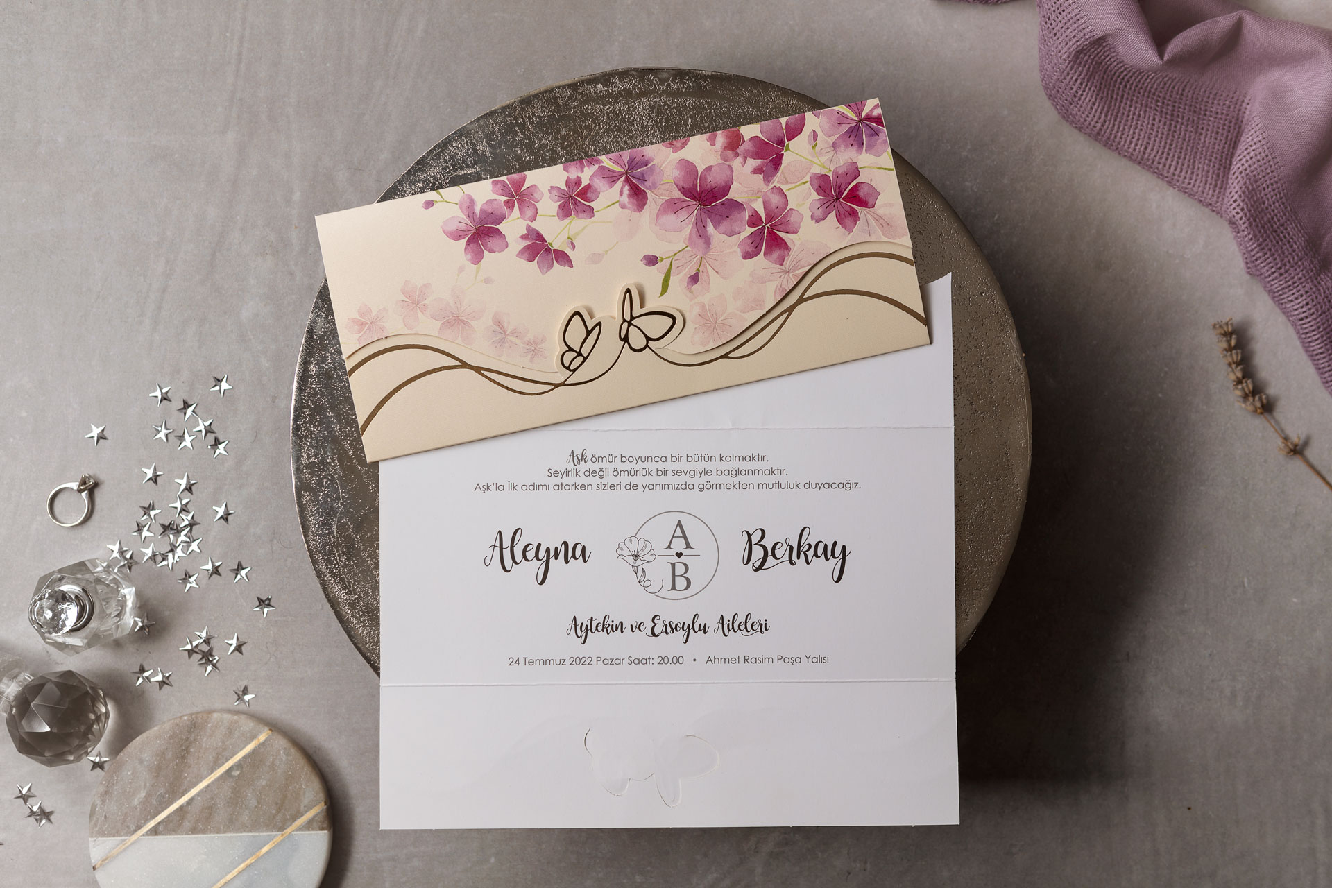 Wedding Davetiye     8453 - 3