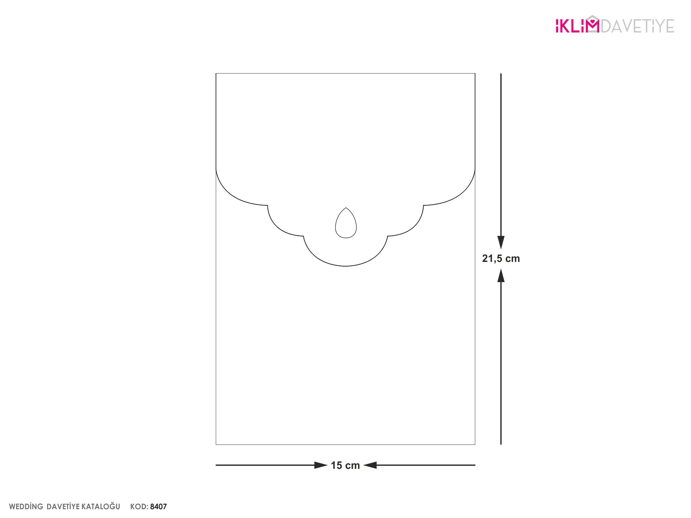 Wedding Davetiye     8407 - 5